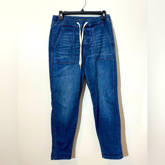 Judy Blue Drawstring Jogger Denim - Picture 1 of 4